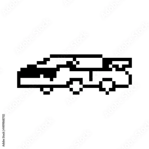 Obraz pixel sport car