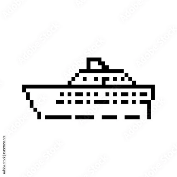 Obraz pixel ship