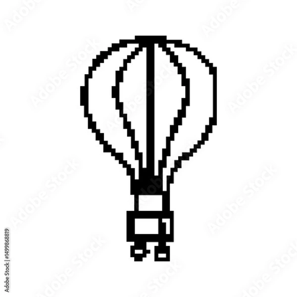 Obraz pixel hot balloon