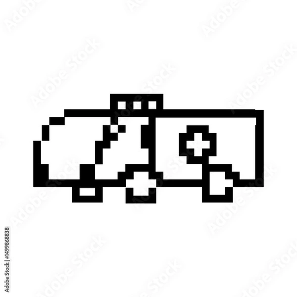 Obraz pixel ambulance