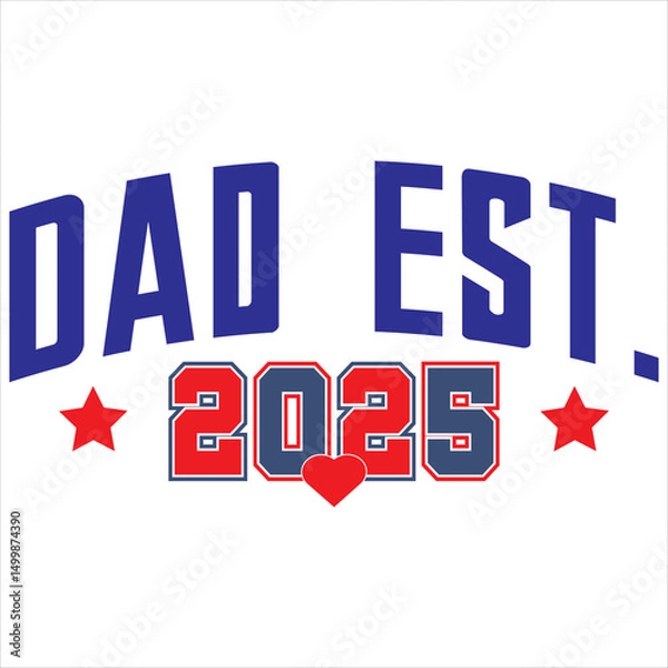 Obraz Dad est.2025