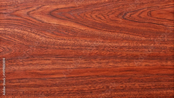 Fototapeta red wooden texture, wooden background, brown wood grain, for design or design project, Isolated on transparent background