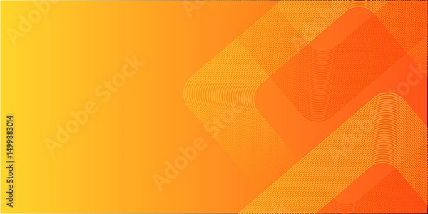 Obraz Abstract orange gradient geometric shape futuristic background.Futuristic abstract background with overlap layer. Suit for business, corporate, institution, party, festive, seminar etc.vector