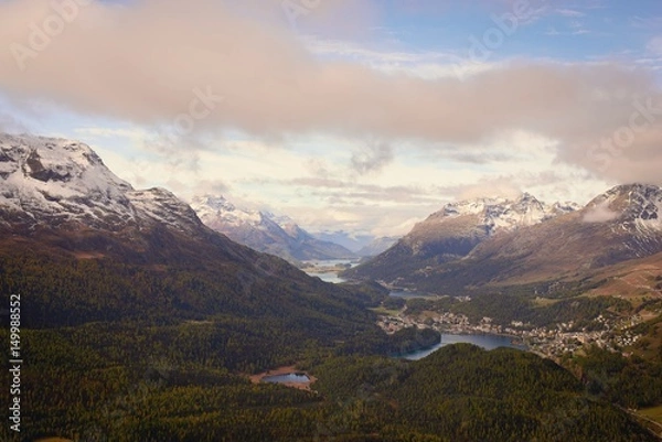 Obraz Blick auf das Engadin
