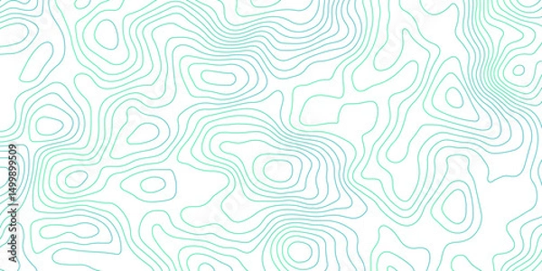 Fototapeta Abstract Topographic Contour Lines. Seamless Abstract Topographic Map Background. Gradient Contour Lines