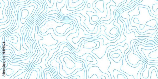 Fototapeta Abstract Topographic Contour Lines. Seamless Abstract Topographic Map Background. Gradient Contour Lines