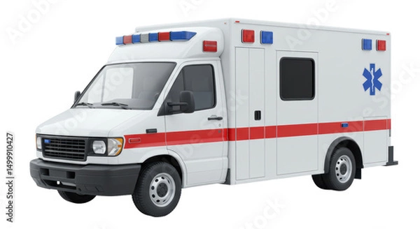 Obraz Isolated Ambulance