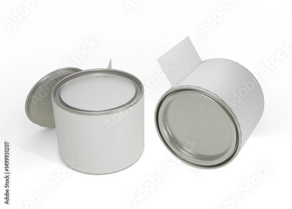 Fototapeta Matte Coffee Tin Mockup for Branding Projects