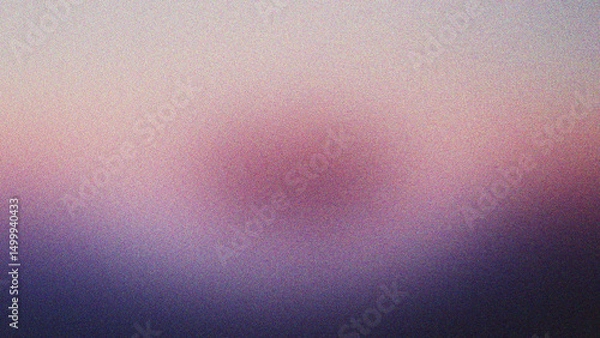 Obraz Pink Blue noise gradient texture background with soft blur and grainy effect, perfect for modern design, digital art, and abstract visual projects requiring a smooth and aesthetic color blend.