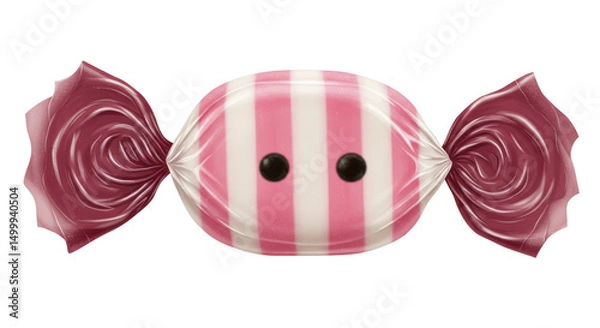 Fototapeta Isolated Candy in Wrapper