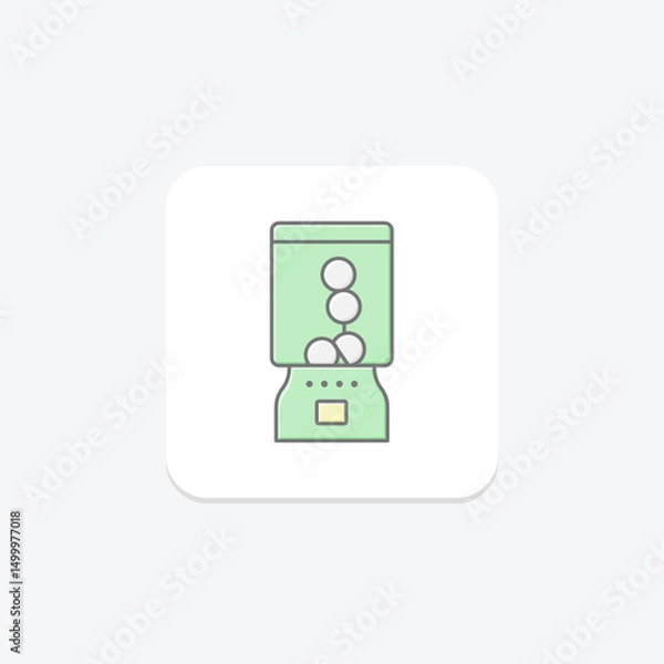 Obraz Capsule Toy Vending, vector, pixel perfect, illustrator file