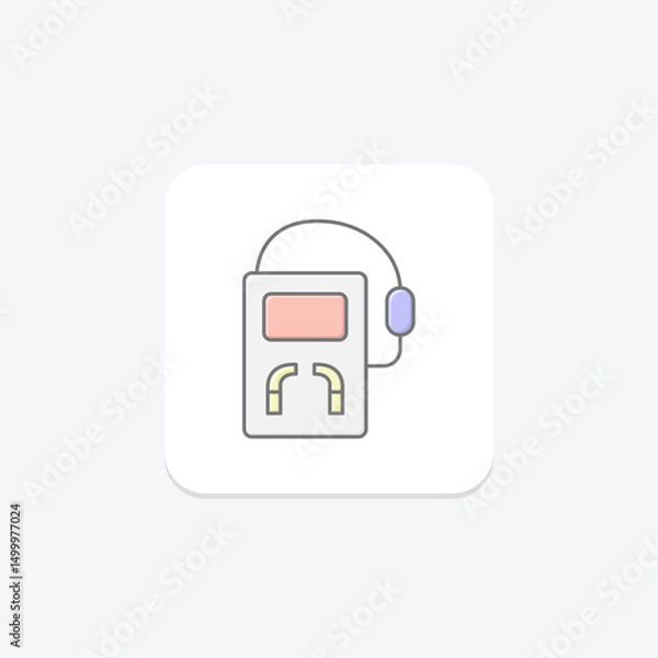 Obraz Headphone Vending, vector, pixel perfect, illustrator file