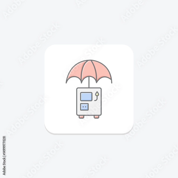 Obraz Umbrella Vending, vector, pixel perfect, illustrator file