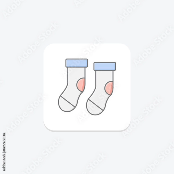 Obraz Socks Vending, vector, pixel perfect, illustrator file