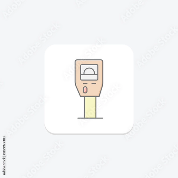 Obraz Parking Ticket Vending, vector, pixel perfect, illustrator file