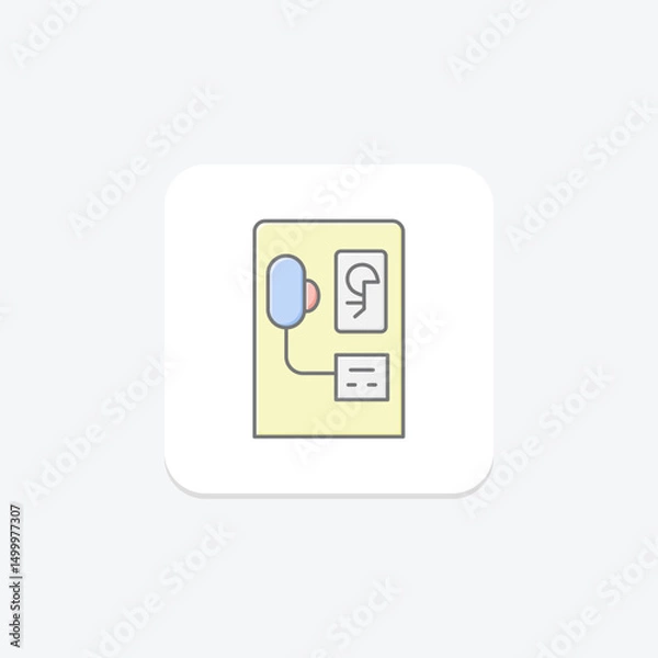 Obraz Earphone Vending, vector, pixel perfect, illustrator file