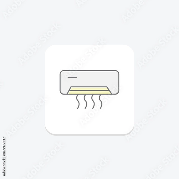 Obraz Cooling System, vector, pixel perfect, illustrator file