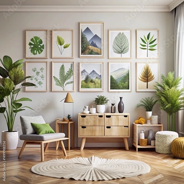 Fototapeta living room interior