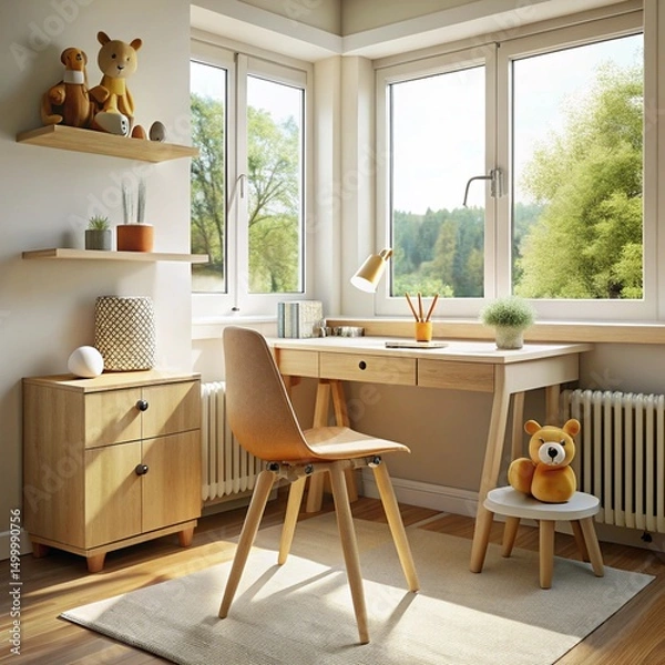 Fototapeta dining room interior with table