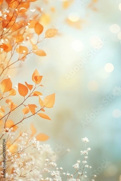 Obraz Autumnal foliage, soft focus