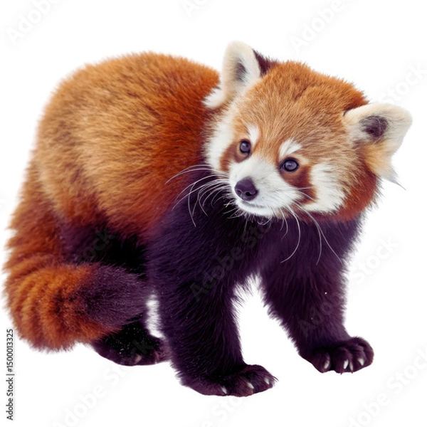 Fototapeta Red Panda Fox-Like Creature - High-Quality PNG