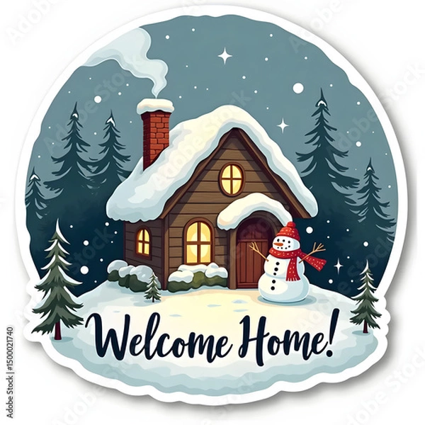Obraz Welcome Home  Sticker
