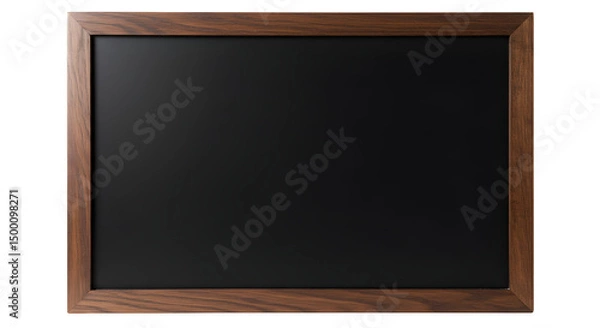 Obraz Empty wooden framed chalkboard