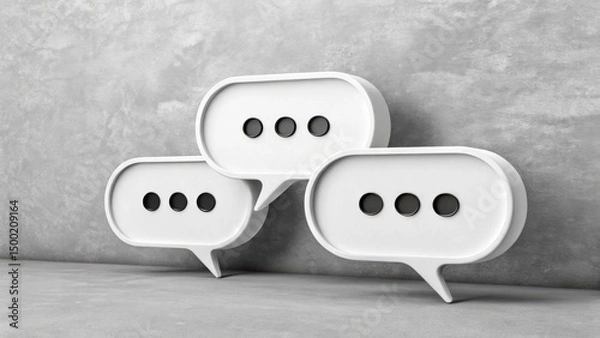 Fototapeta Creative communication ideas modern workspace graphic design minimalist environment close-up view visual concept