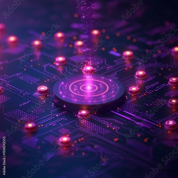 Obraz Isometric Scene of Auditing and Testing Processes
