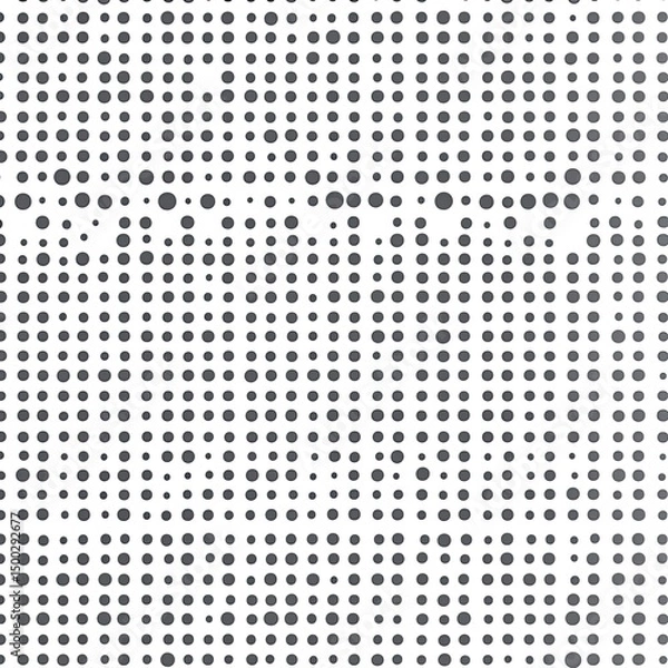 Obraz Abstract halftone pattern with varying dot density