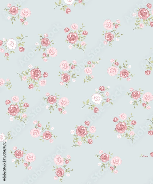 Obraz Stunning Handmade Scroll Floral Design Drawings