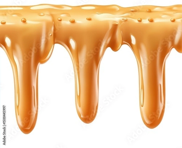 Obraz Caramel dripping