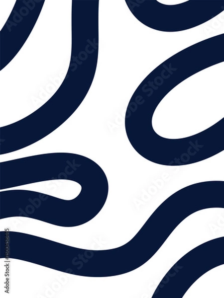 Fototapeta  line doodle seamless pattern. Creative abstract squiggle style drawing background for children or trendy design, Wave Design Elements for Backgrounds, Patterns, Posters and Banners.