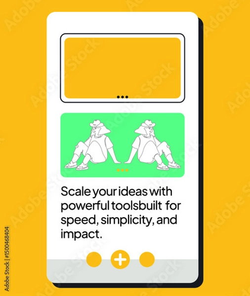 Fototapeta Sophisticated Finance Poster Template with Bold Lines Ideal for Banks and Advisors