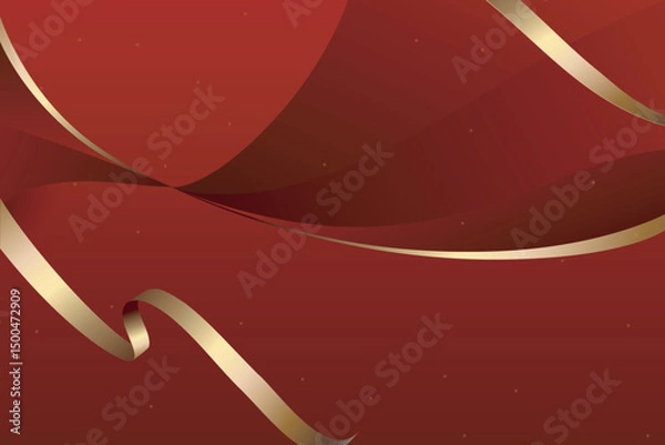 Fototapeta red luxury background in horizontal screen