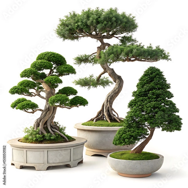 Fototapeta Bonsai tree isolated