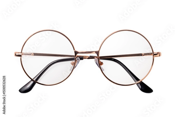 Obraz 丸い形のメガネ