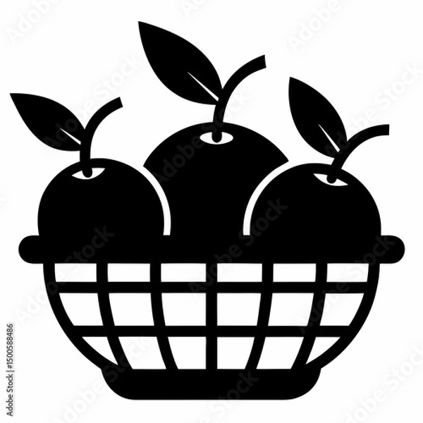 Fototapeta apple with leaf