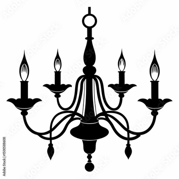 Fototapeta set of lamps