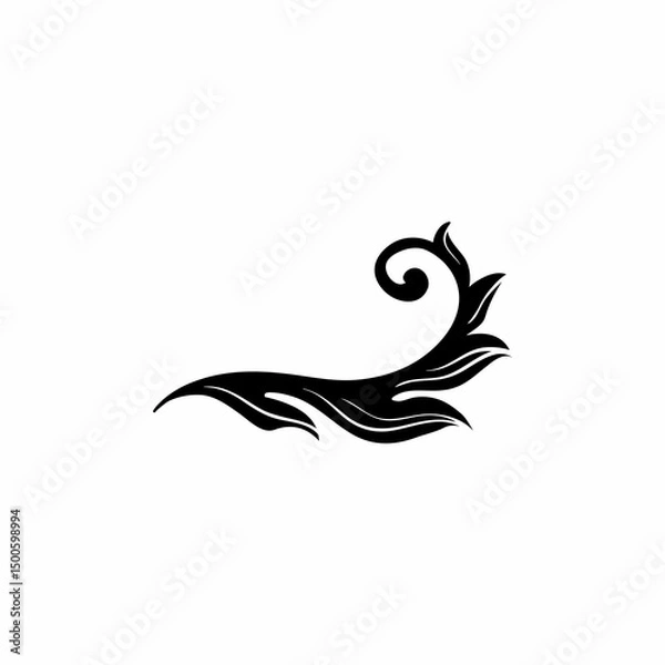 Obraz logo, illustration suitable for banner design, decoration, wedding