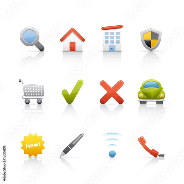 Obraz Icon Set - Real Estate