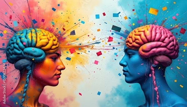 Fototapeta Focusing on the development of both intellectual and emotional intelli