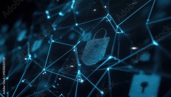 Obraz AI-powered cybersecurity system effectively detecting and blocking emerging security threats.