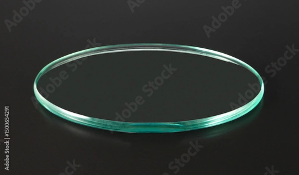 Fototapeta Glass is made from natural and abundant raw materials (sand, soda ash and limestone) that are melted at high temperature to form a new material: glass.