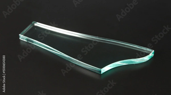 Fototapeta Glass is made from natural and abundant raw materials (sand, soda ash and limestone) that are melted at high temperature to form a new material: glass.