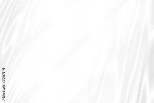 Obraz abstract smooth elegant white fabric silk texture soft background, flowing satin waves.