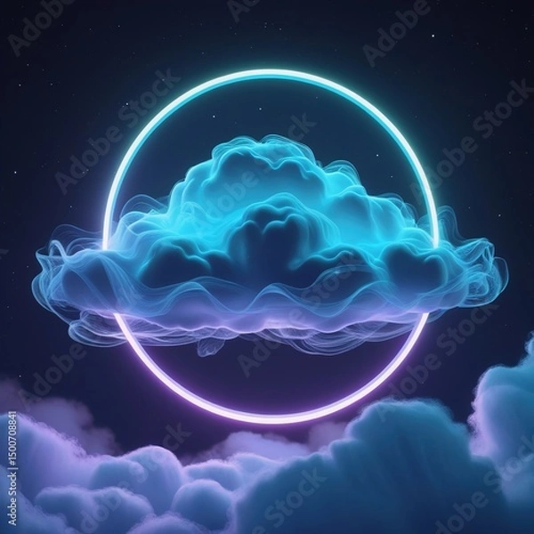 Fototapeta cloud computing technology