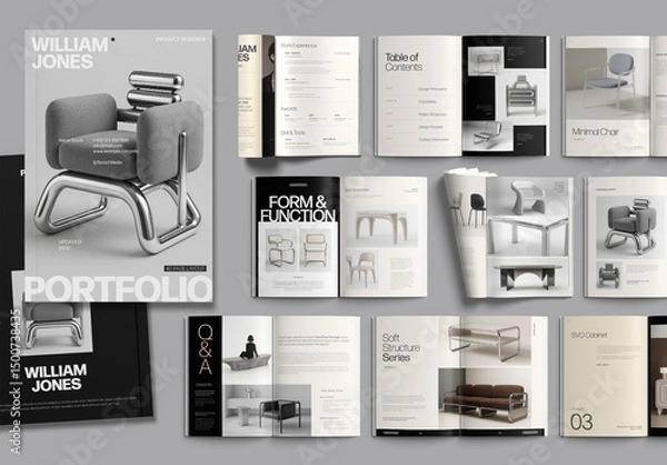 Obraz Minimalist Portfolio Template