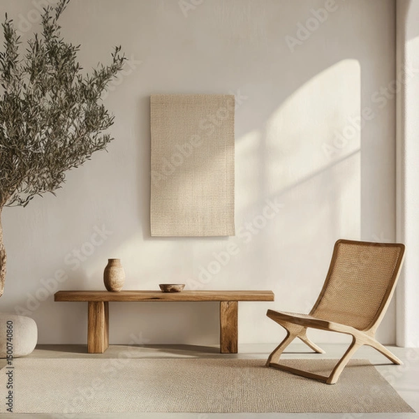 Fototapeta Neo-Rustic  A Glimpse into Tomorrow's Tranquility