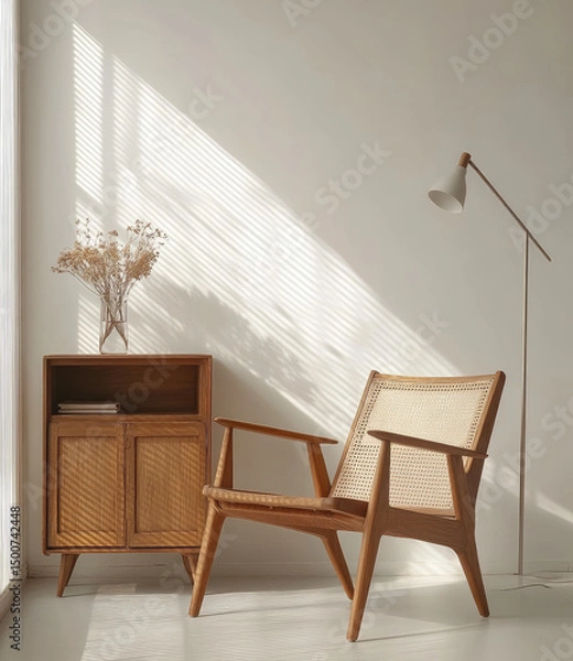 Fototapeta Neo-Retro  A Glimpse into Tomorrow's Living Spaces